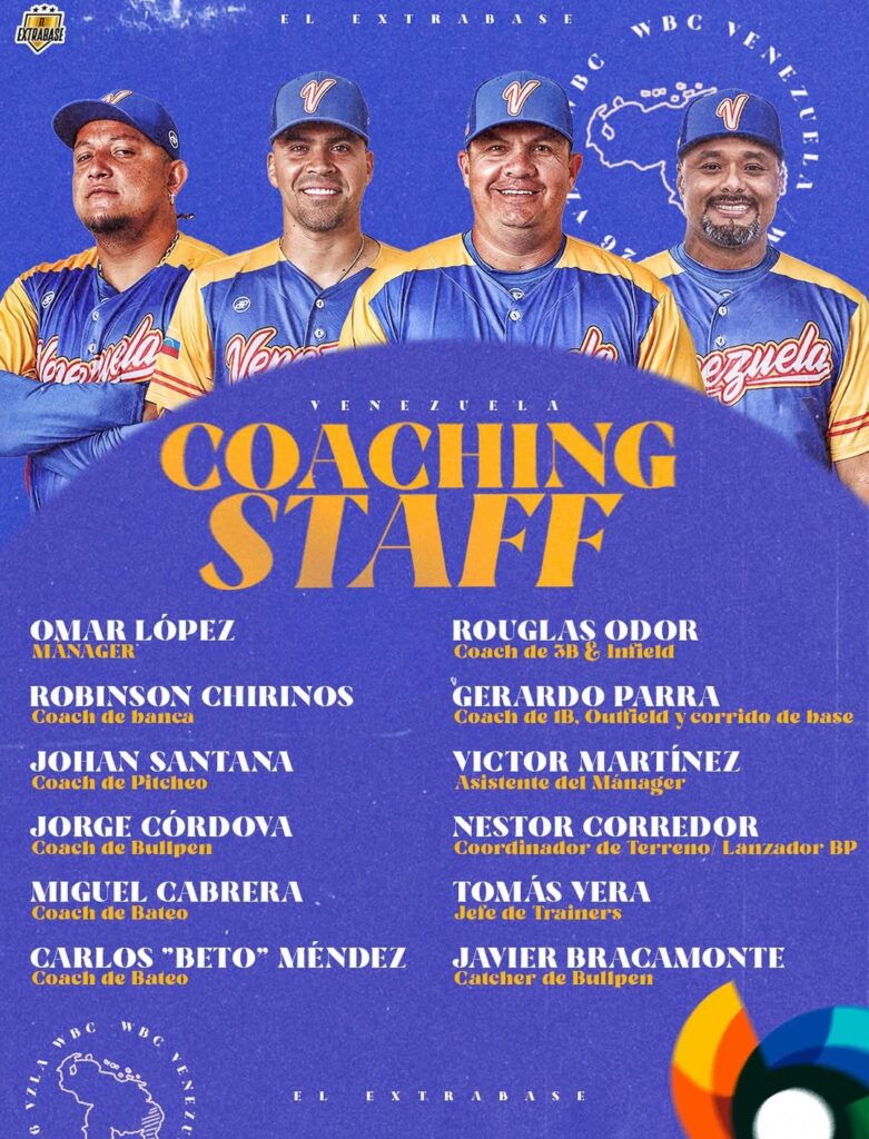 Miguel Cabrera y Johan Santana en el staff técnico de Venezuela para el Clásico Mundial 2 Screenshot 20250730 161855