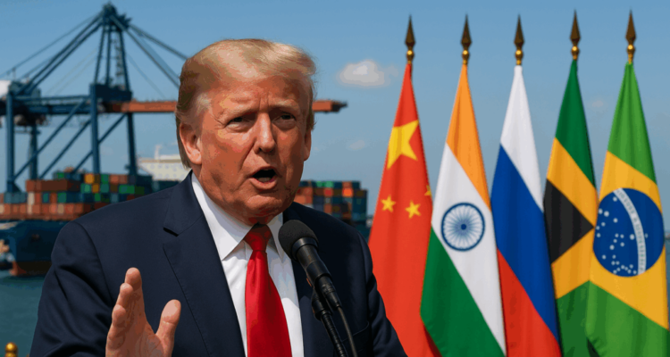 Trump anunció un arancel adicional para los países que apoyan a los BRICS 1 Trump