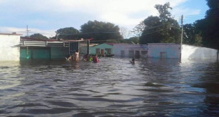 Alerta en el delta del Orinoco: familias huyen de sus casas por la crecida del río 1 Lluvias en Orinoco