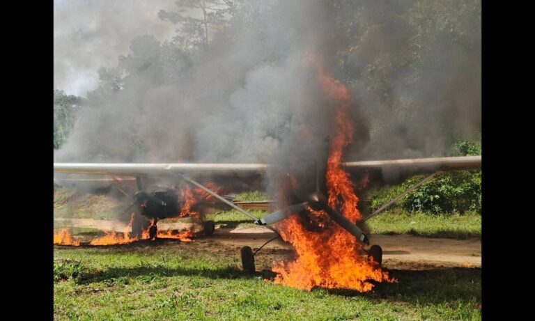 Fanb destruyó aeronaves en un laboratorio de drogas en Apure 3 Avionetas Apure Fanb 2 768x461 1