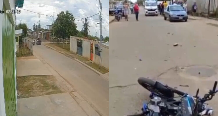 Choque entre motorizados dejó 1 muerto y 1 herido grave en Bachaquero 1 Choque de motos