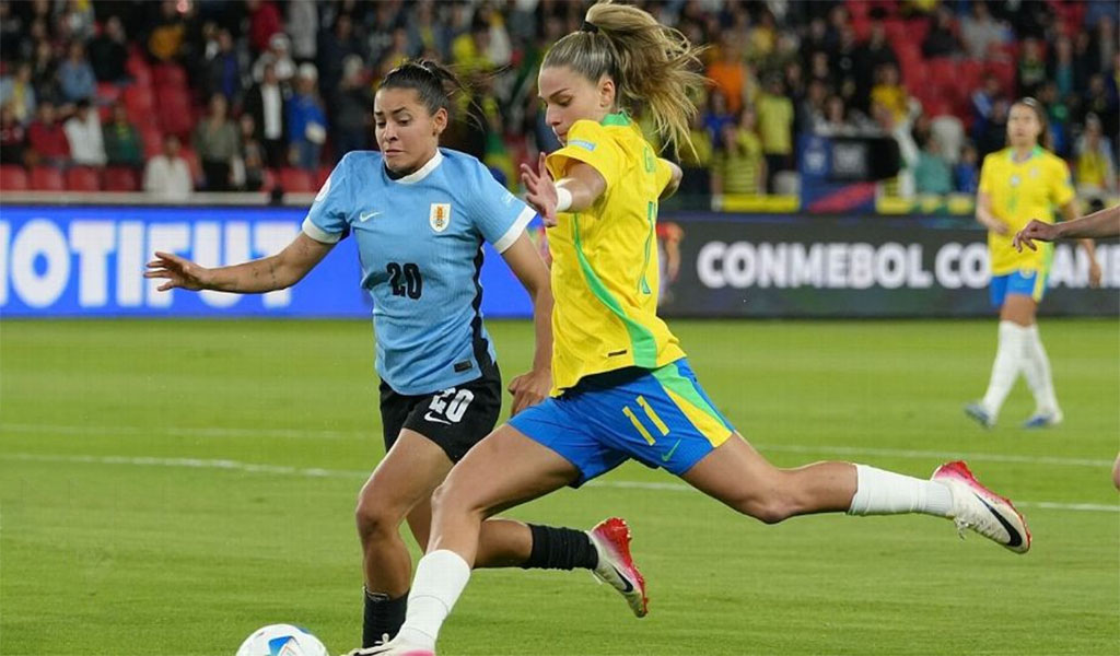 Brasil goleó a Uruguay y se medirá con Colombia por la Copa América Femenina 2 Uruguay