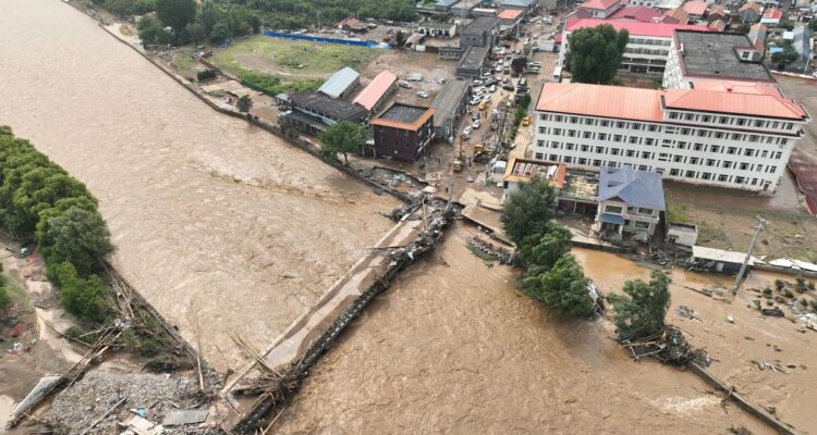 China volvió a decretar alerta máxima por lluvias 1 China lluvias