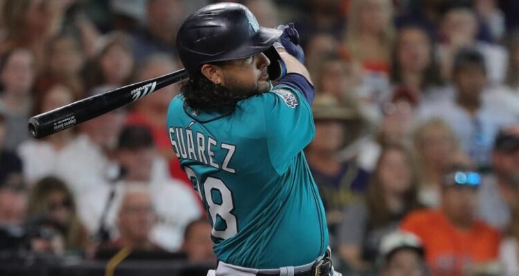 Eugenio Suárez vuelve a sentir la franela de los Marineros 1 Eugenio