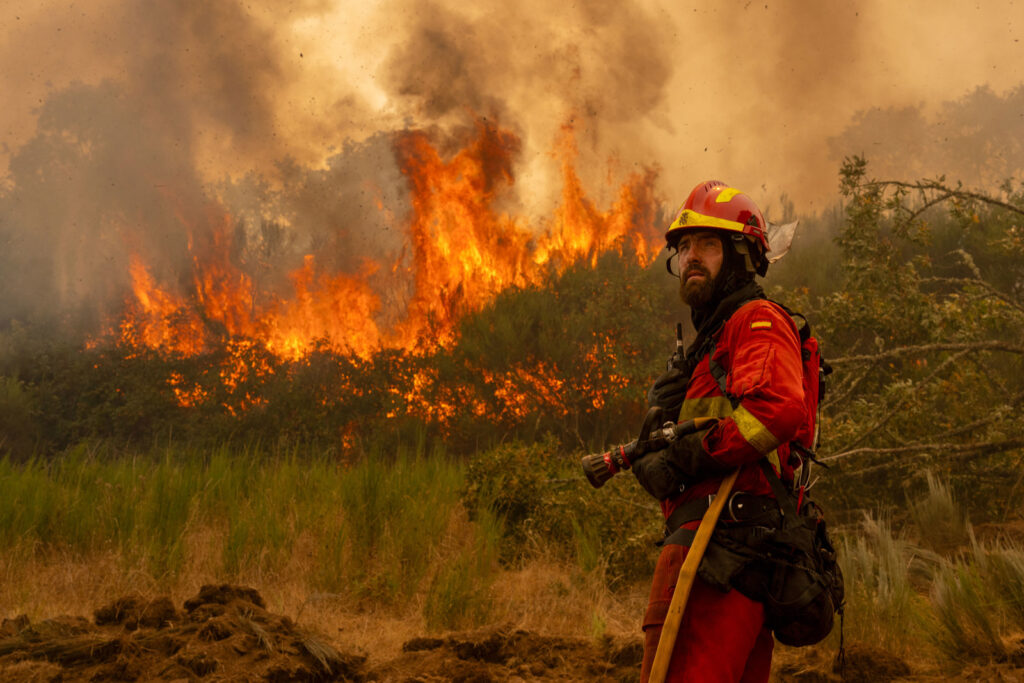 Incendio en Portugal