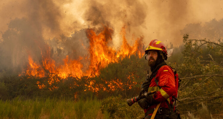 Más de 2.700 efectivos combaten 71 incendios rurales en Portugal 1 Incendio en Portugal