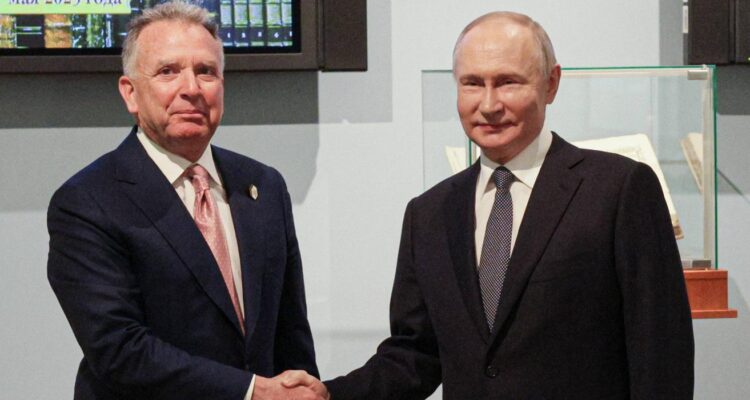 Putin se reunió con el enviado especial de Trump 1 Putin