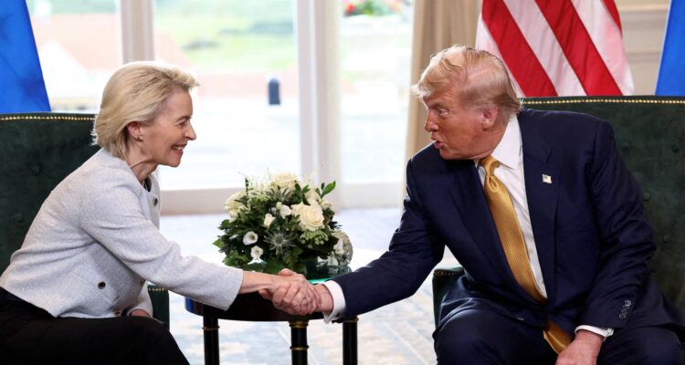 Estados Unidos y la Unión Europea sellan un acuerdo para evitar la guerra arancelaria 1 Europea