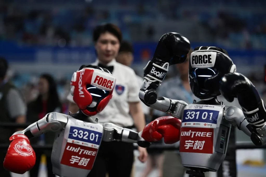 Pekín es sede de los primeros juegos mundiales de robots humanoides 4 Humanoides