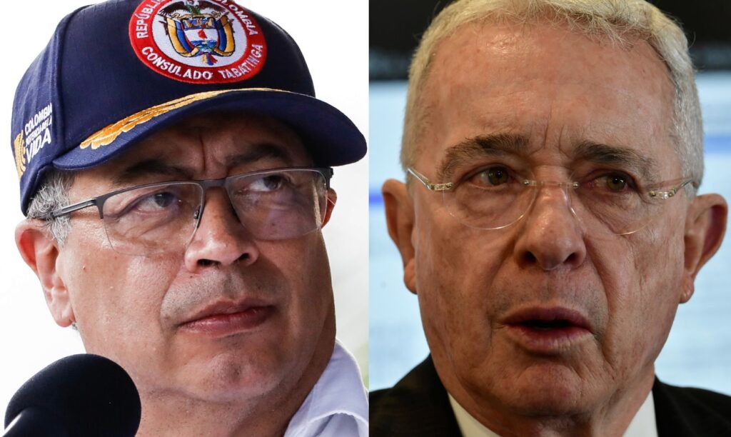 Expresidente Uribe planteó una «coalición democrática» para elecciones de 2026 2 Petro Uribe