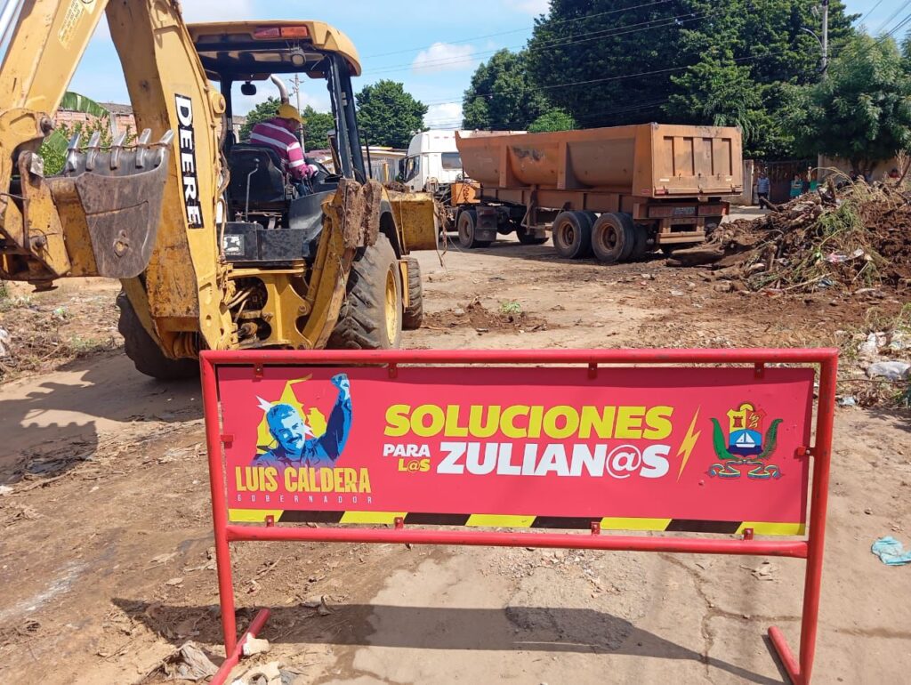 Plan de saneamiento y recuperación de infraestructura de la Gobernación del Zulia avanza en la cañada Guanábana 2 plan