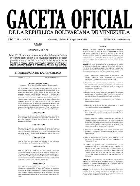 ¡Ya está en Gaceta! Gobierno nacional extendió por 60 días Decreto de Emergencia Económica 2 indice