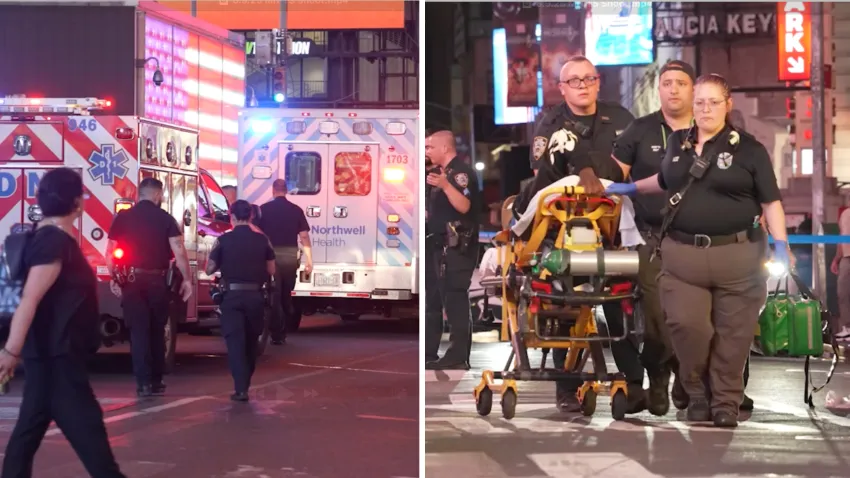 En Nueva York un joven de 17 años hiere a tres personas en un tiroteo en Times Square 2 Nueva