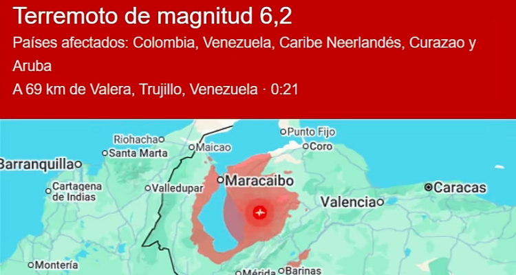 Fortísimo temblor en Zulia, con réplicas importantes, dejaron pocos daños materiales 1 temblor