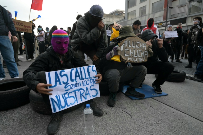 Ecuador: Casi 60 detenidos en protestas contra Noboa 2 Ecuador protestas