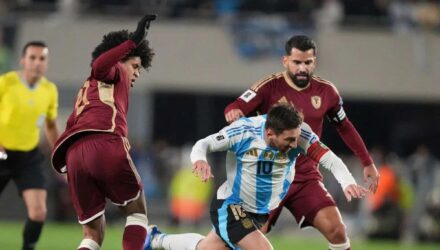 Eduard Bello Lionel Messi y Tomas Rincon