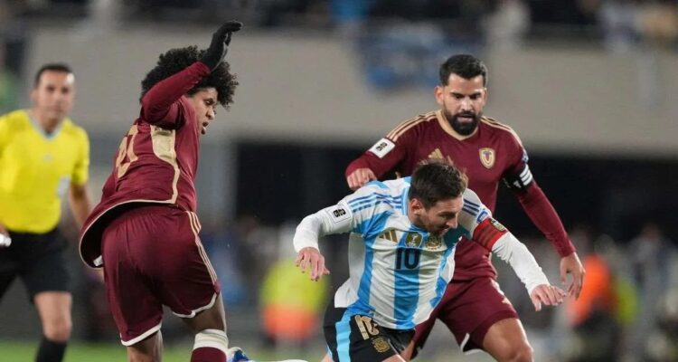 Eduard Bello Lionel Messi y Tomas Rincon