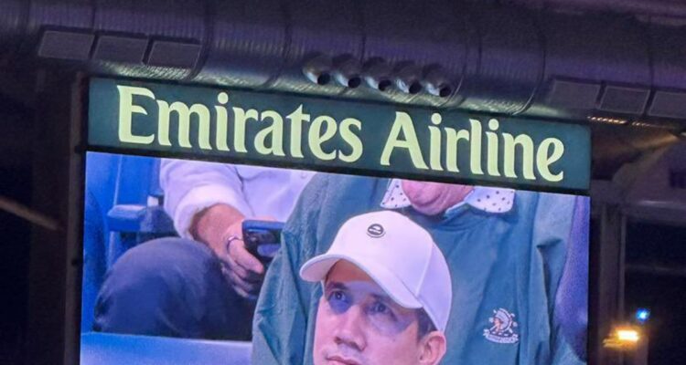 Cámaras captaron a Guaidó disfrutando en palco VIP de un partido de tenis US Open en Nueva York 1 Guaido
