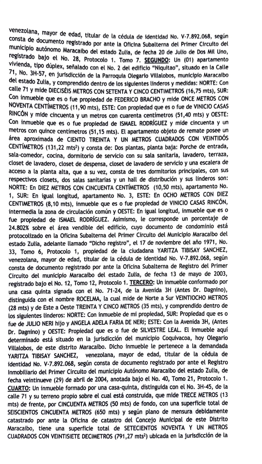 1era. Publicación del Cartel de Notificación a Yaritza Tibisay Sánchez sobre Proceso de Remate en el juicio por Cobro de Bolívares (por vía ejecutiva) 2 Primer Cartel de Remate.2pdf