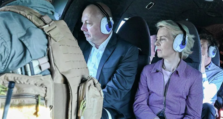 Investigan un posible sabotaje ruso del GPS que afectó al vuelo de Von der Leyen 1 Ursula