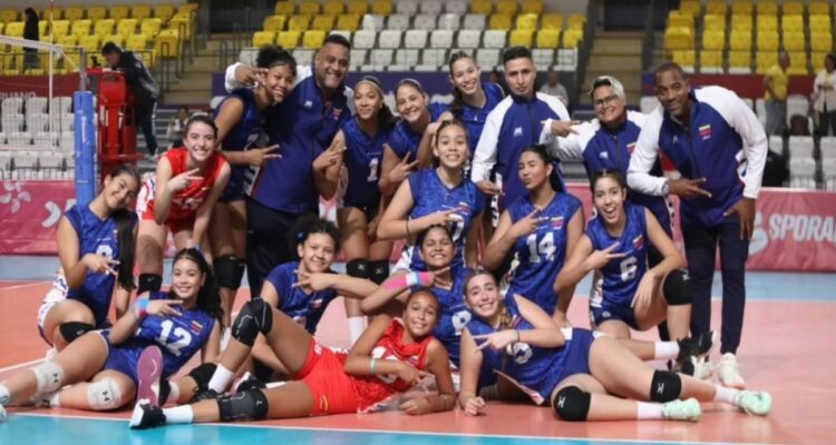La Vinotinto femenina Sub-17 de voleibol, es Campeona Sudamericana 1 Voleibol Venezuela