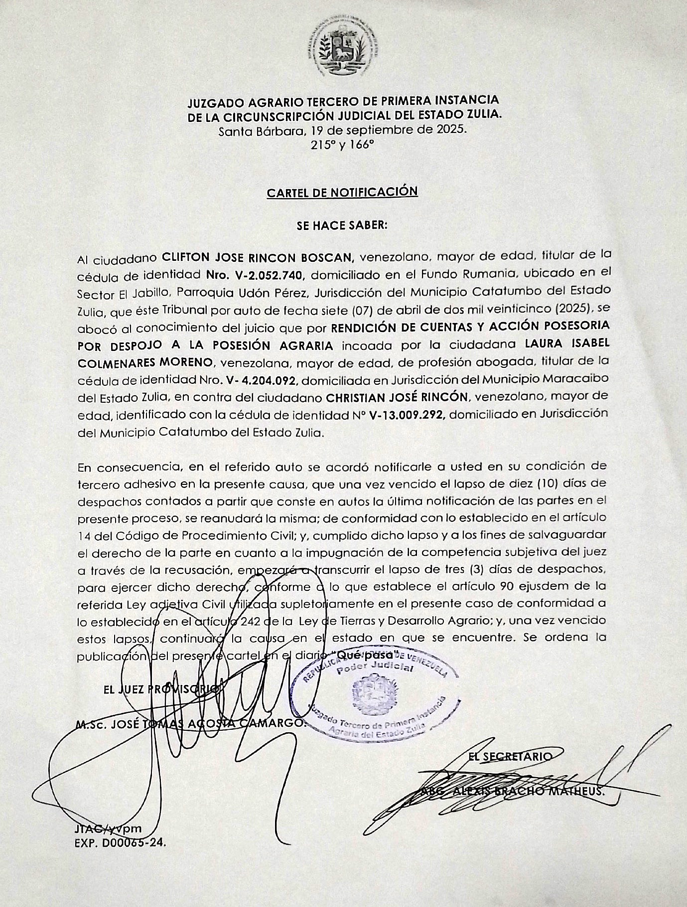 demanda sra laura