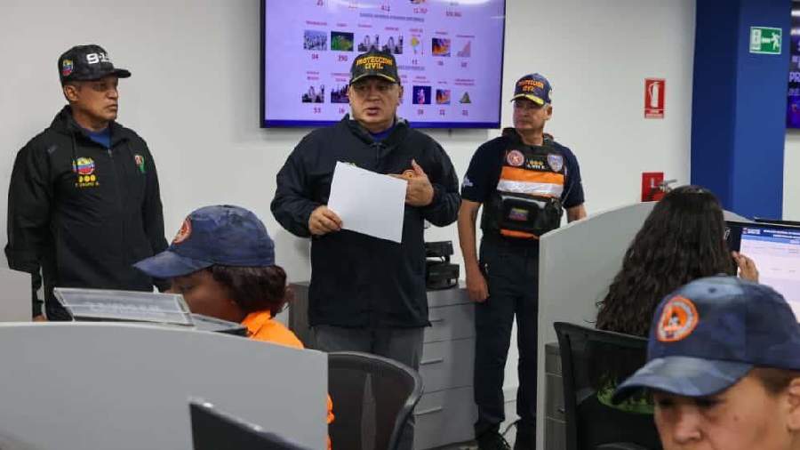 11 mil funcionarios ensayaron 411 escenarios de emergencia durante el fin de semana 2 diosdado cabello ministro de interior 48879