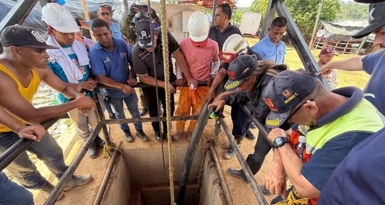 Continúa búsqueda del último cuerpo atrapado en mina de El Callao 1 Cuerpos- El Callao