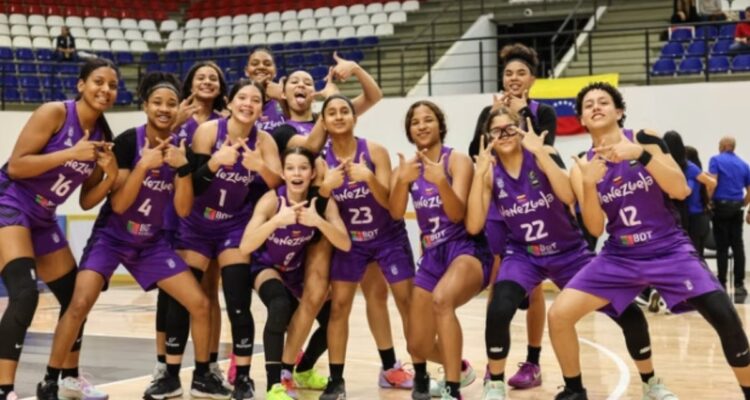 Venezuela venció a Colombia y avanza a las semifinales del Sudamericano FIBA Sub-17 Femenino 1 Venezuela
