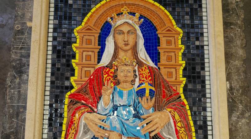 Mural de la Virgen de Coromoto fue inaugurado en los Jardines del Vaticano 2 Virgen de Coromoto