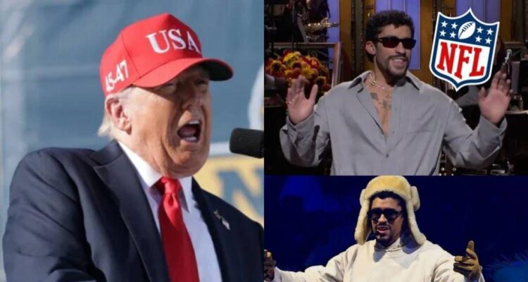 Trump dijo que no conoce a Bad Bunny y que le parece «absolutamente ridículo» que actúe en el Super Bowl 1 Trump- Bad