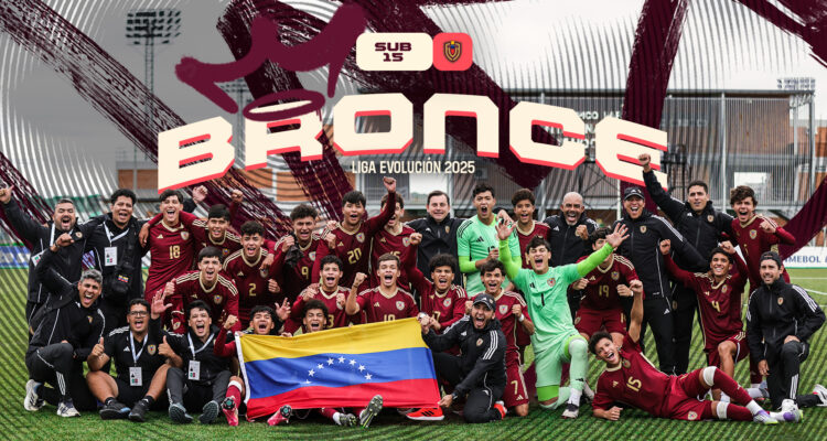 La Vinotinto Sub-15 obtuvo el bronce en la Conmebol Liga Evolución 2025 1 Vinotinto