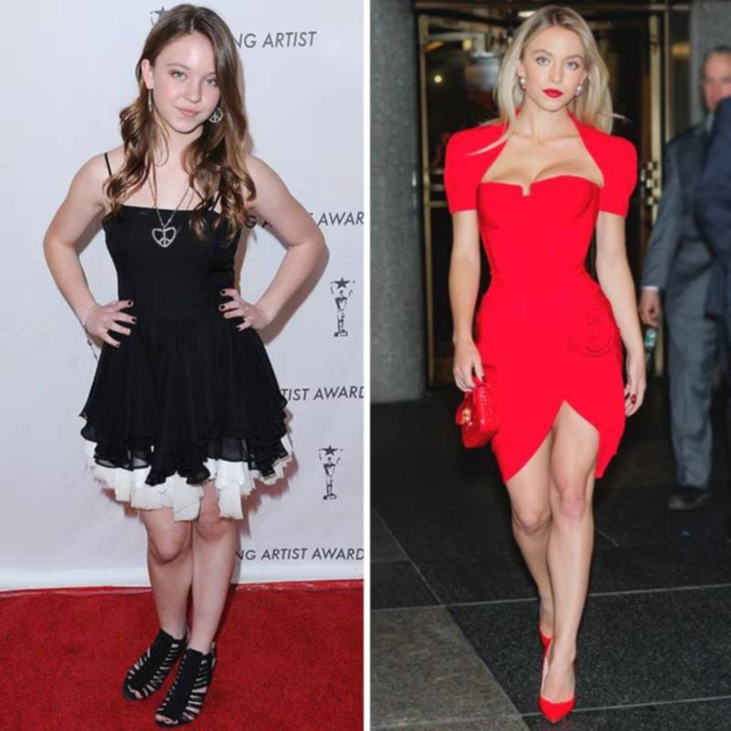 Con atrevida trasparencia y sin sujetador apareció Sydney Sweeney en una gala 3 sydney