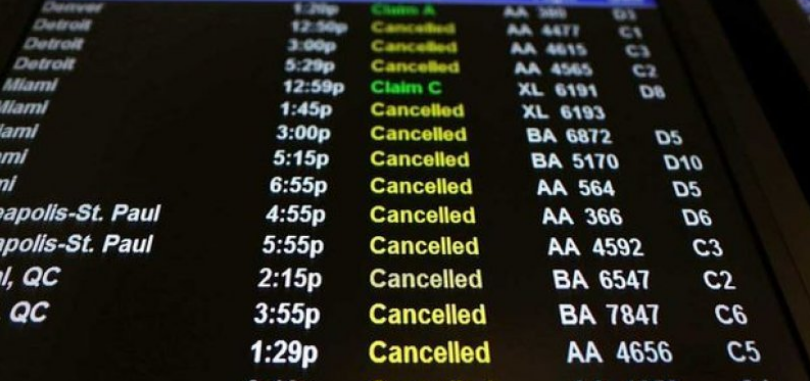 EE. UU. | Más de 1.700 vuelos cancelados este fin de semana mientras las aerolíneas implementan reducciones por el cierre del Gobierno 2 Captura de pantalla 2025 11 09 a las 13.41.50
