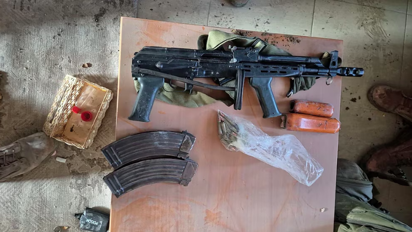 Israel halló un arsenal de armas en la Franja Amarilla de Gaza y realizó operaciones militares 2 Israel