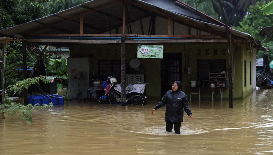 Mas de 11 mil evacuados por inundaciones en Malasia entre fuertes lluvias