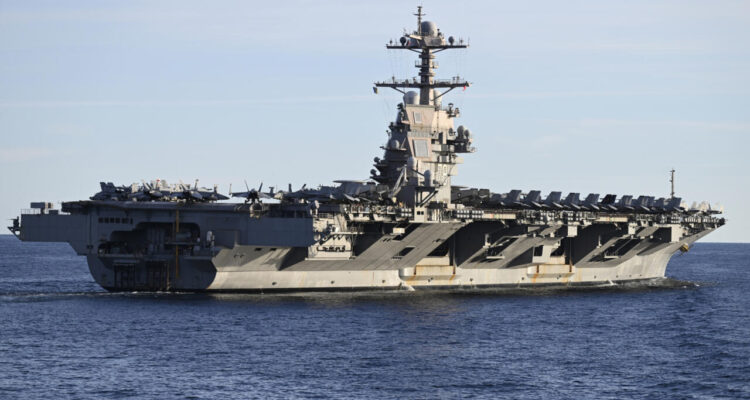 Portaaviones USS Gerald R. Ford se une a flota de EE. UU. para atacar al narcotráfico 1 Portaaviones