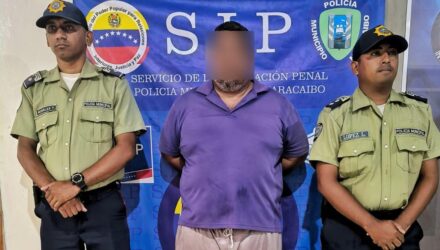 Hombre detenido por Polimaracaibo