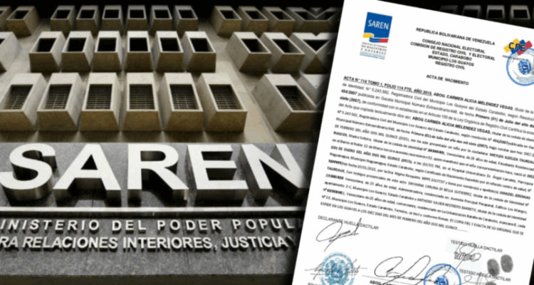 SAREN emitirá partidas de nacimiento digitales para venezolanos dentro y fuera del país 1 saren