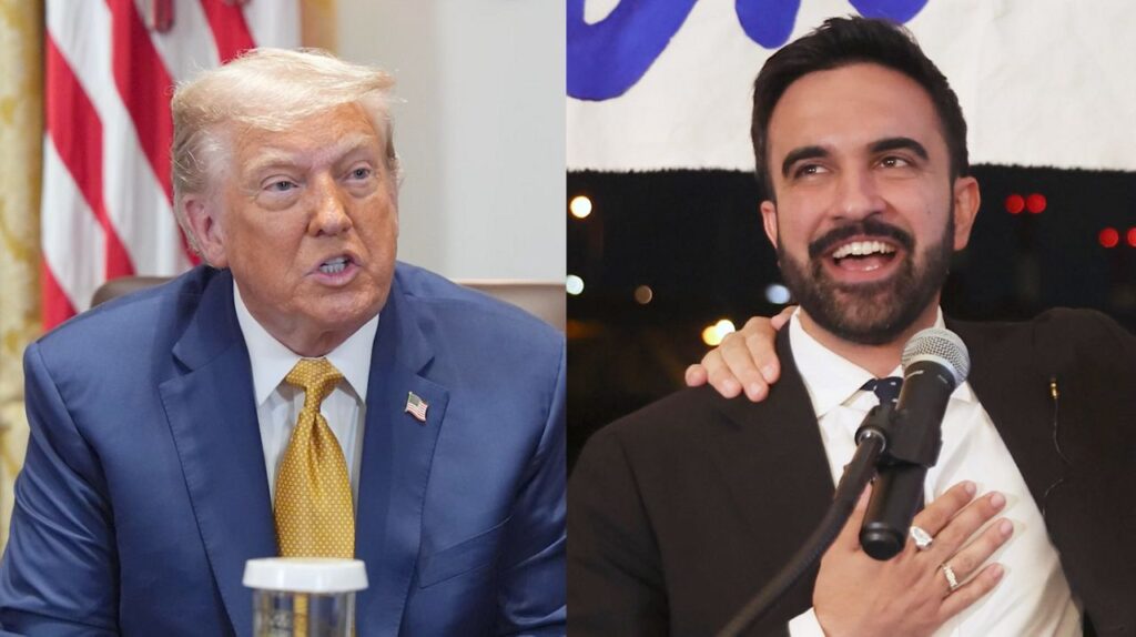 ¿Quién es Mamdani, el nuevo alcalde de Nueva York que disgusta a los propios demócratas y se le atraganta a Trump? 2 trump mamdani ap