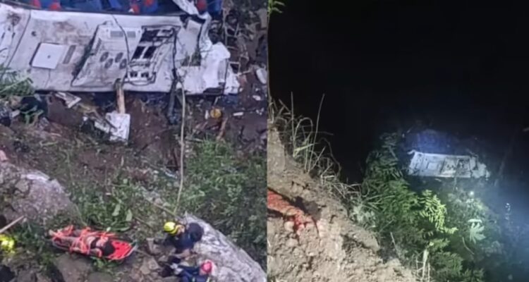Subió a 17 los estudiantes muertos en un accidente de autobús en el noroeste de Colombia 1 Accidente de bus
