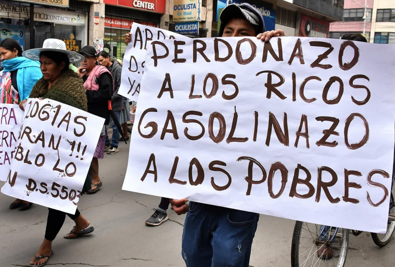 En apenas mes y medio de su asunción, el Vicepresidente de Bolivia se declaró «opositor»... Subsidio al combustible fue el detonante 4 Captura de pantalla 2025 12 27 a las 9.10.38