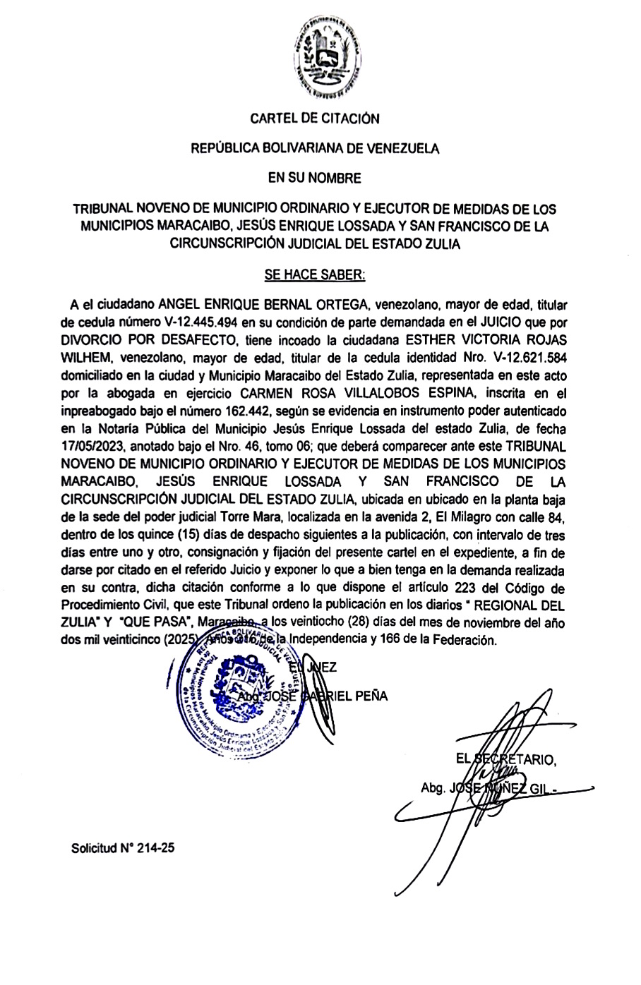 Cartel 214 25