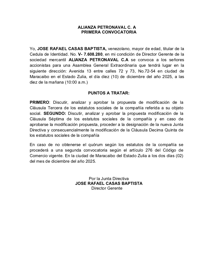Convocatoria