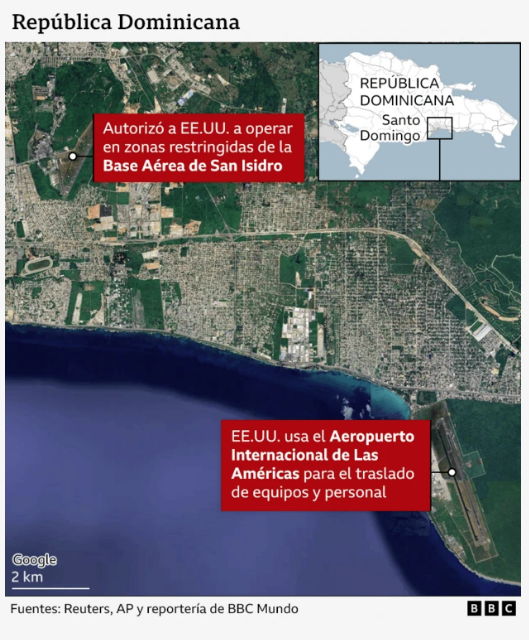 Los mapas que muestran las islas caribeñas que están ayudando a EE. UU. en sus operaciones militares contra lanchas de presuntos narcos 5 Dominicana