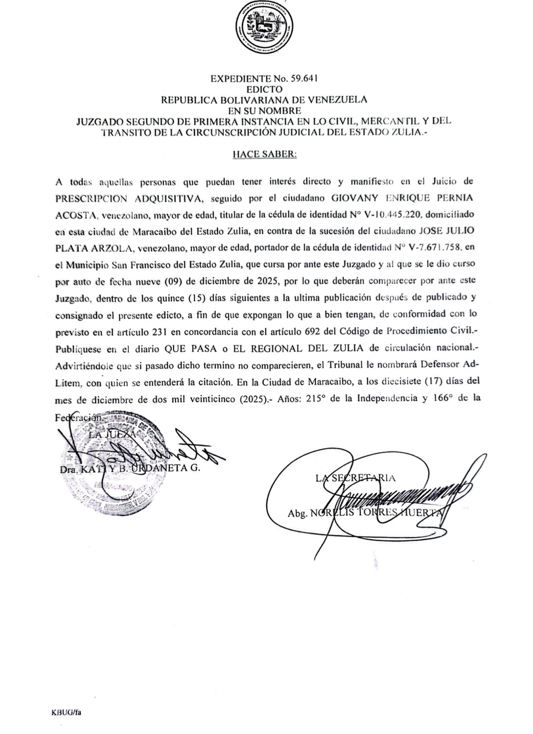 Edicto 59.641