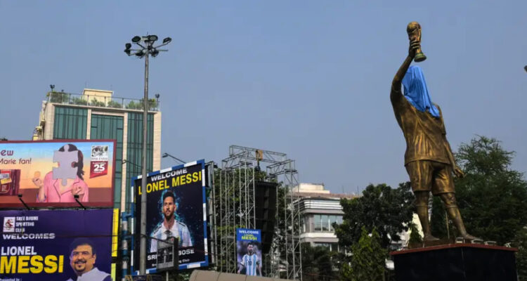 Messi inaugurará estatua de 21 metros de sí mismo en India 1 Messi