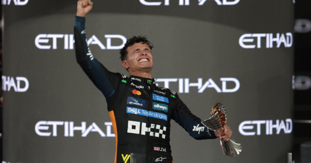 Lando Norris, nuevo campeón del mundo de Fórmula Uno 2 NORRIS