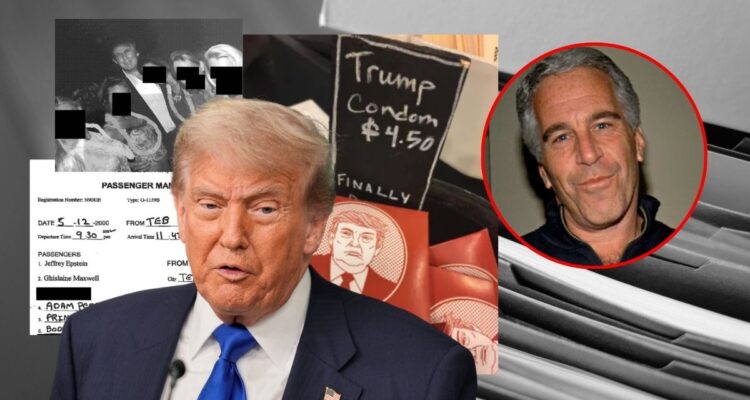 Archivos judiciales revelaron múltiples viajes de Trump en el jet privado de Epstein 1 Trump Epstein