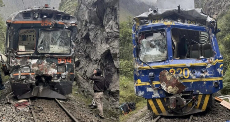 Choque frontal de dos trenes hacia Machu Picchu dejó un fallecido y más de 70 heridos 1 Choque